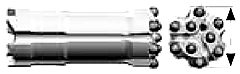 R32 Button Bit Ø45 Retrac